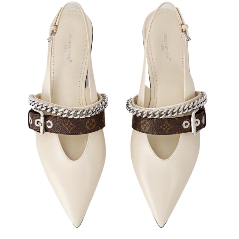 Louis Vuitton LV Vibe Slingback Flat Ballerina - Image 3